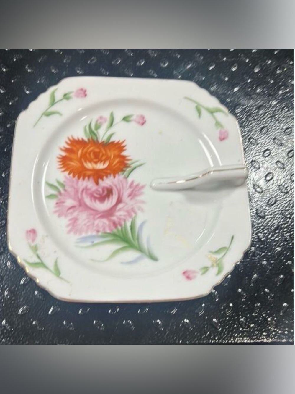 Floral Lemon Serving Dish